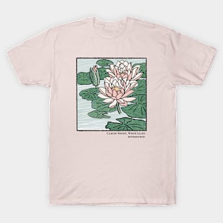 Claude Monet Water Lilies Classical Art Memes T-Shirt